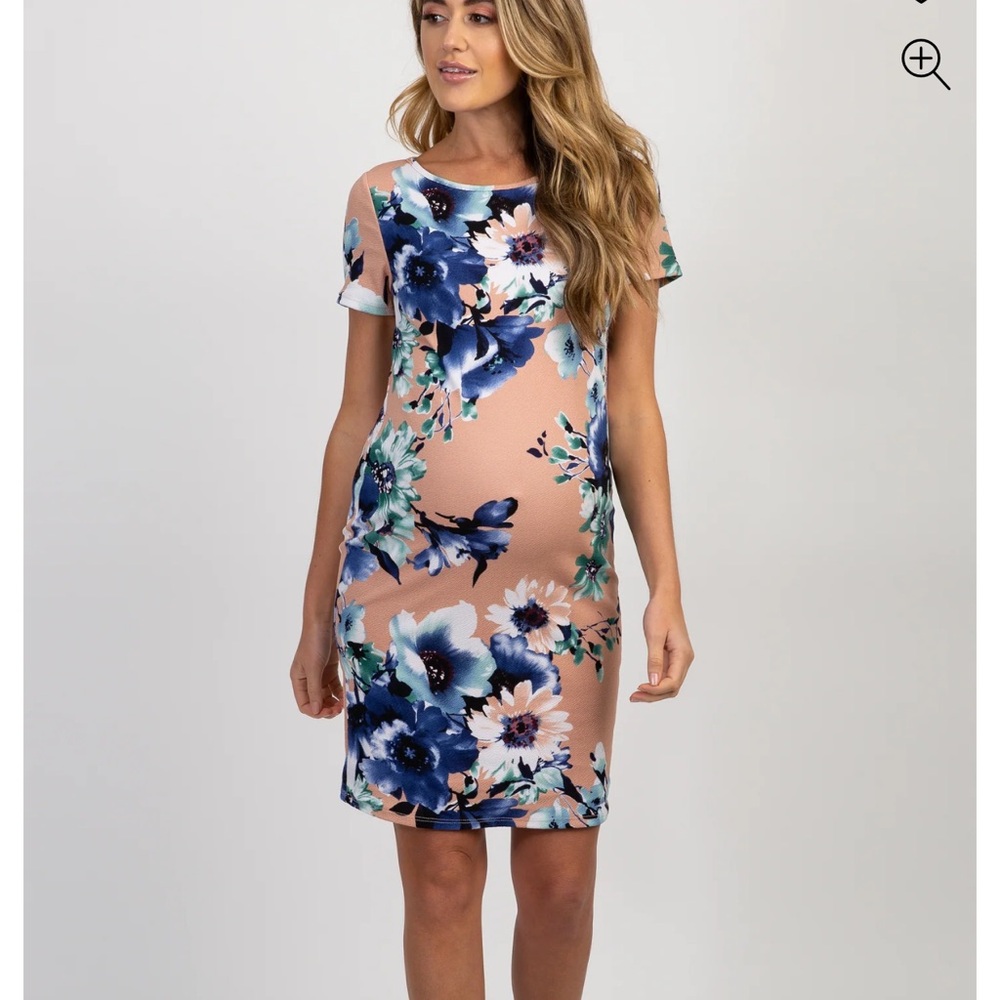 Pink Blush Maternity Dress